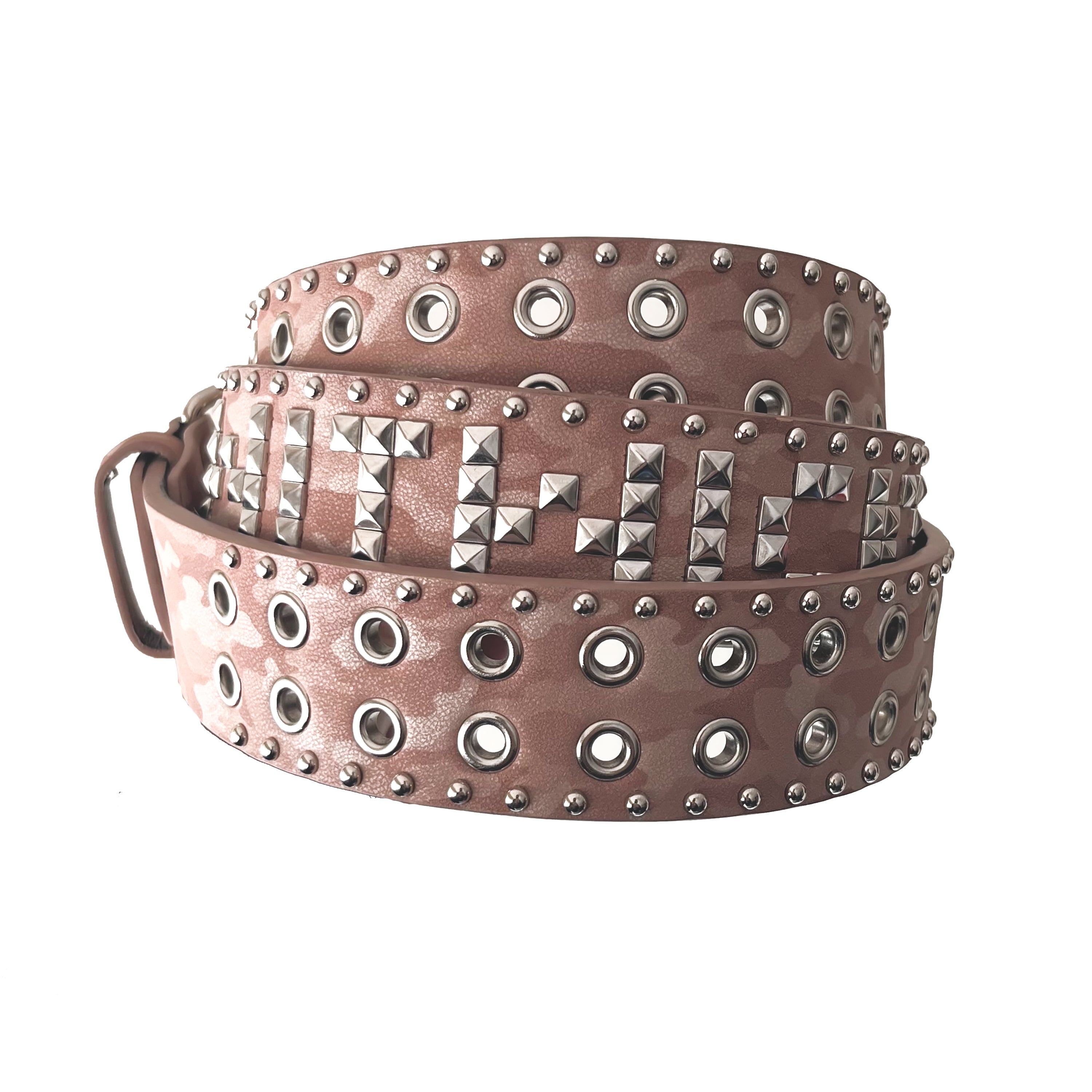 Camo Studded Rivet Belt