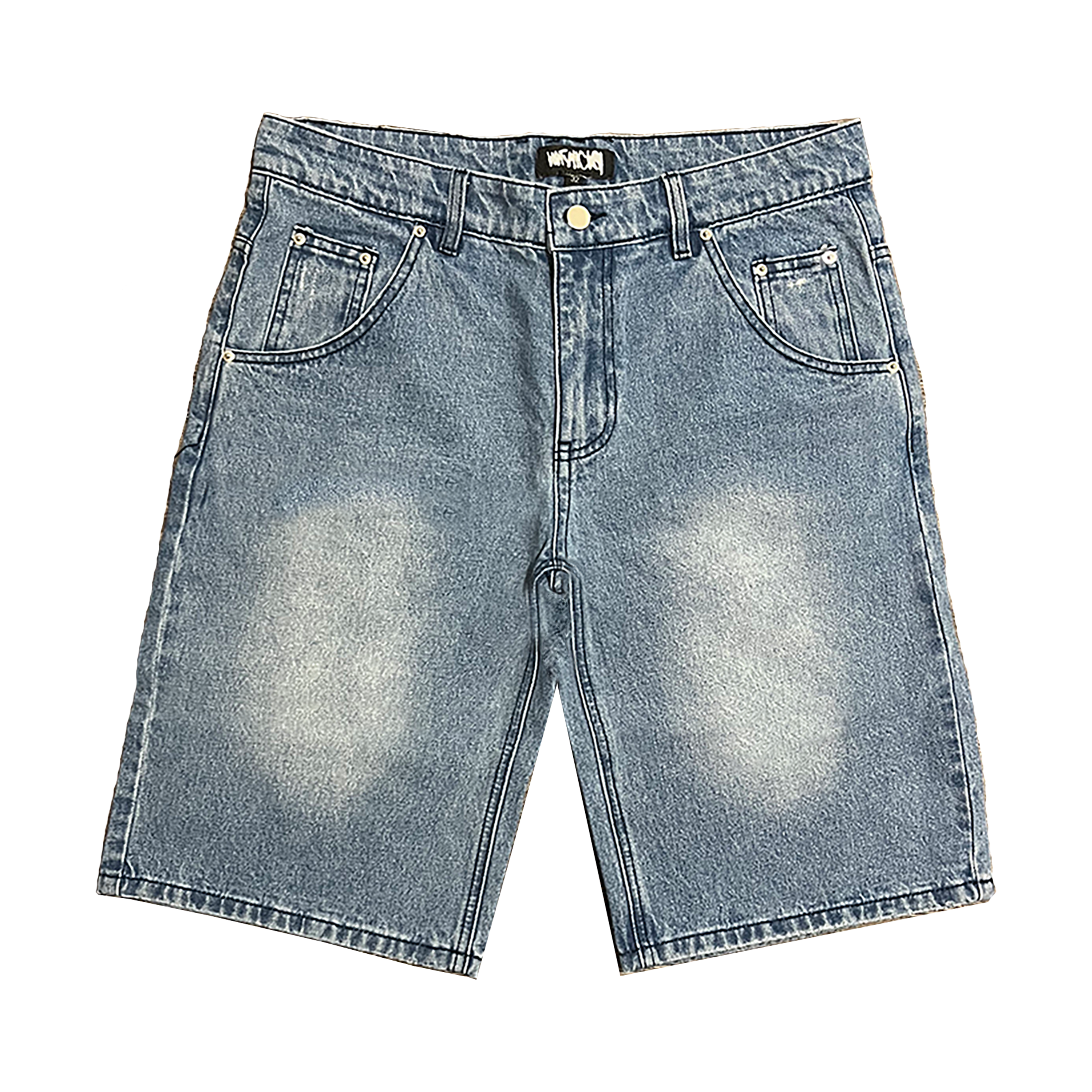 Mud Wash Denim Shorts